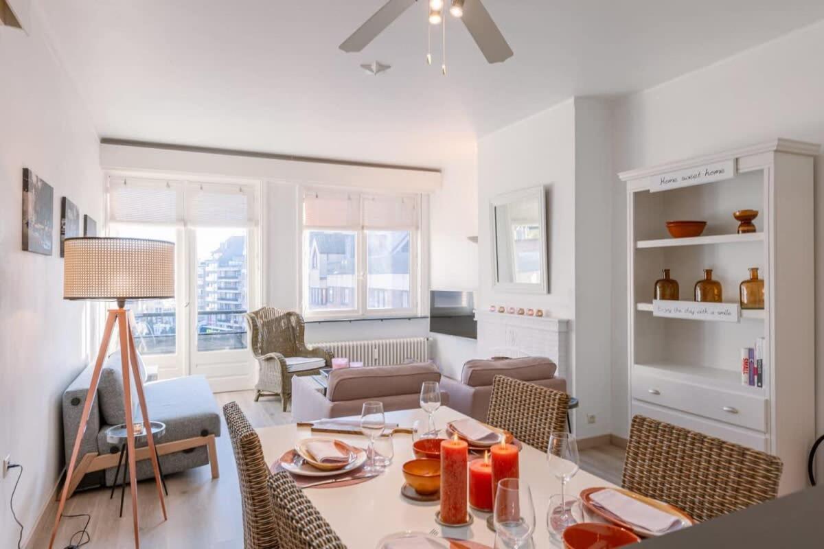 Huswell - Beautiful And Spacious Studio With Side Seaview Knokke-Heist Eksteriør billede
